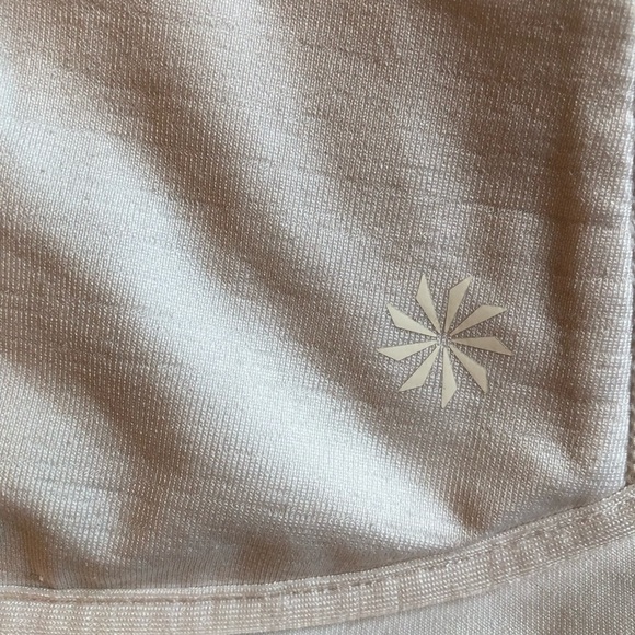 Athleta White Lightweight Hooded Zip-Up Jacket Size S - Picture 6 of 9